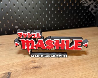Meshle 3D Logo / Anime / Manga / Muscle and Magic