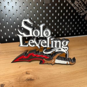 Anime Solo Leviling Arise Logo 3D