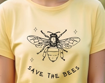 Save the Bees Shirt for Nature Lovers Shirt For Bee Lovers Environment Conservation Endangered Bees Shirt For Bee Keepers