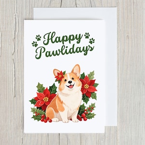 Corgi Christmas Cards, Dog Christmas Cards, Dogs, Dog Stationery, Dog Cards, Christmas Cards Dogs, Pets, Corgi, Welsh Corgi