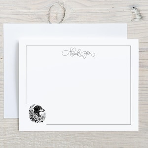 Cartes de correspondance teckel, papeterie Doxie, papeterie pour chien teckel, cartes de correspondance personnalisées, ensemble de papeterie, cadeau pour amoureux des chiens