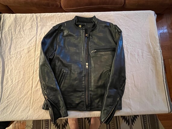 Vanson leather jacket genuine leather made in USA siz… - Gem