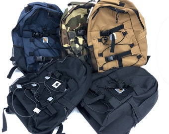 Carhartt Vintage Large Capacity Backpack, Bag for Travel, School Backpack, Laptop Bag, Cotton Canvas Backpack, Multiple Pockets Canvas Bag