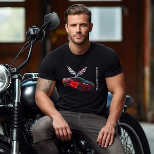 C8 Corvette Graphic Tee - Supercar Bella Canvas Shirt