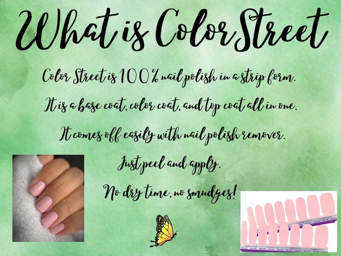 Color Street Nails, Color Street Strips, Press on Nails, Real Polish