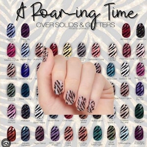 Color Street Nails, Color Street Strips, A Roaring Time, Press on Nails, Real Polish Strips, Nail Polish Strips