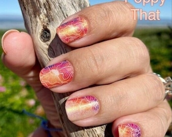 Poppy That Real Nail Polish Strips - Color Street Nails