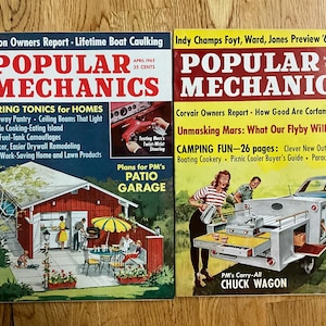 Vintage 1965 Popular Mechanics Magazines: Ephemera for Crafts & Collecting