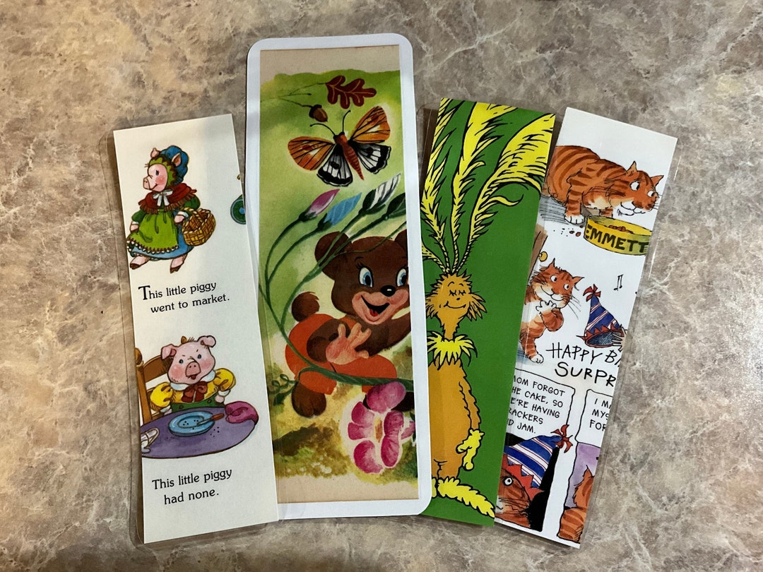 Recycled Storybook Bookmark: Laminated Children's Book Page - Etsy