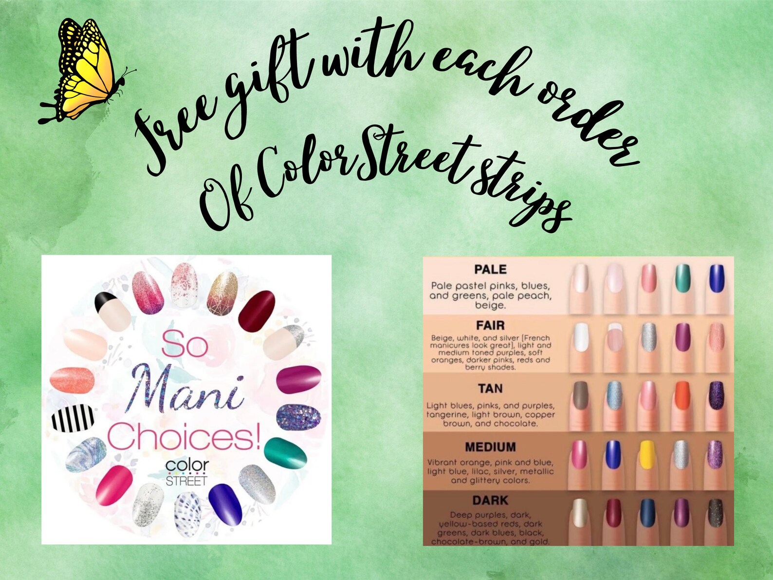 Color Street Nails, Color Street Strips, Scot Topic, Press on Nails