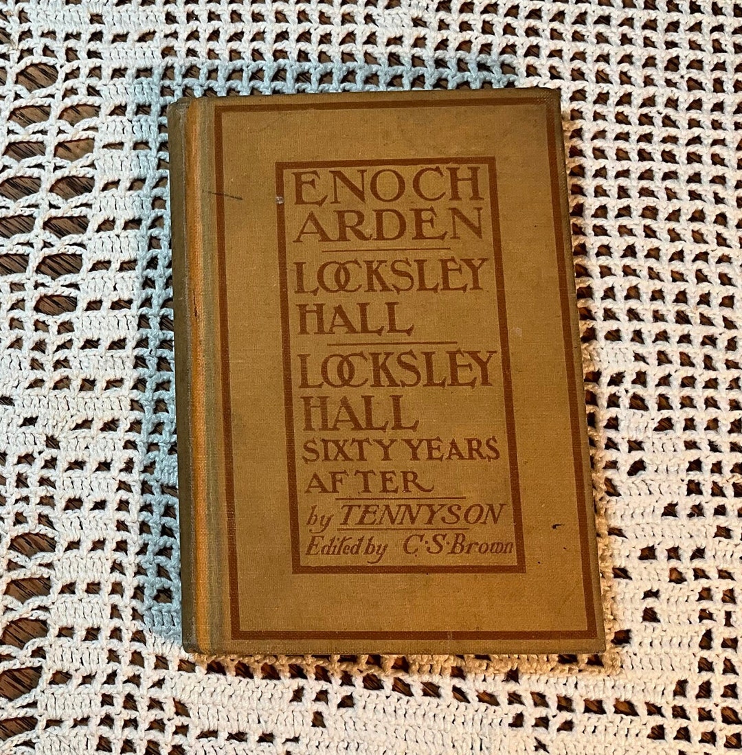 Vintage Book Enoch Arden Tennyson 1897 Book 2 Locksley Etsy