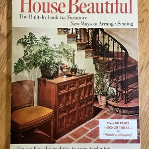 Vintage House Beautiful Magazines, Antique Magazine, Ephemera, Junk Journal, Journaling, Collage Art, Artists Media, Scrapbook Paper