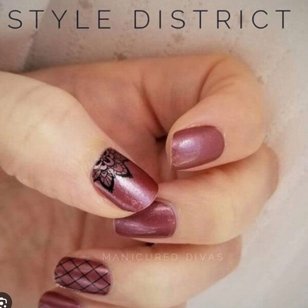 Color Street Nails, Color Street Strips, Press on Nails, Real Polish Strips, Nail Polish Strips, Style District, Rare Hard to Find
