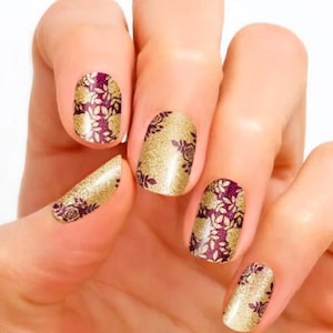Color Street Nails, Color Street Strips, Press on Nails, Real Polish Strips, Nail Polish Strips, Rose Were The Days