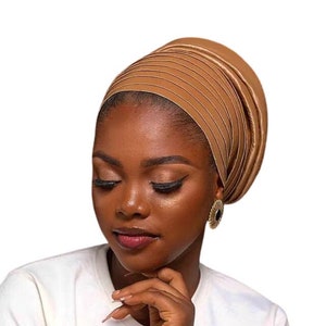 Silk Turban Cancer Cap soft sensitive scalp headwear secure fit Silk Pre-tied Turban Stylish Cap Alopecia hair loss caps