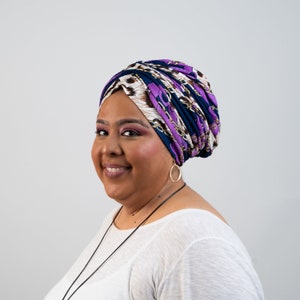 Print Turban/Chemo headwear for summer Pre-tied turban hair loss turban for woman headband turban headband floral African turban