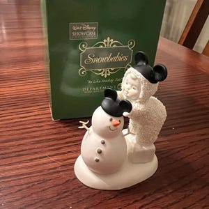 美品　アメリカ直輸入　babies スノーベイビーズ Vintage Snow Angel Snowbabies Snowbaby 3D Figurine Glitter