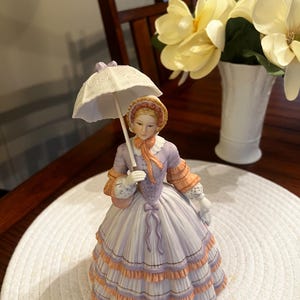 Porcelain Lady With Umbrella - Etsy