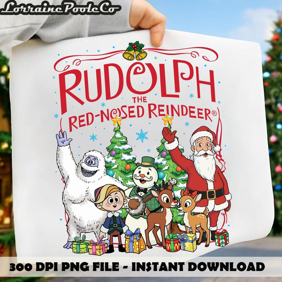 Rudolph the Red Nosed Reindeer Christmas Png, Rudolph the Red-nose ...