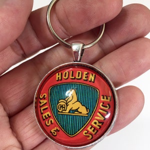 Antique Holden Sales & Service 1.2" Diameter Keychain
