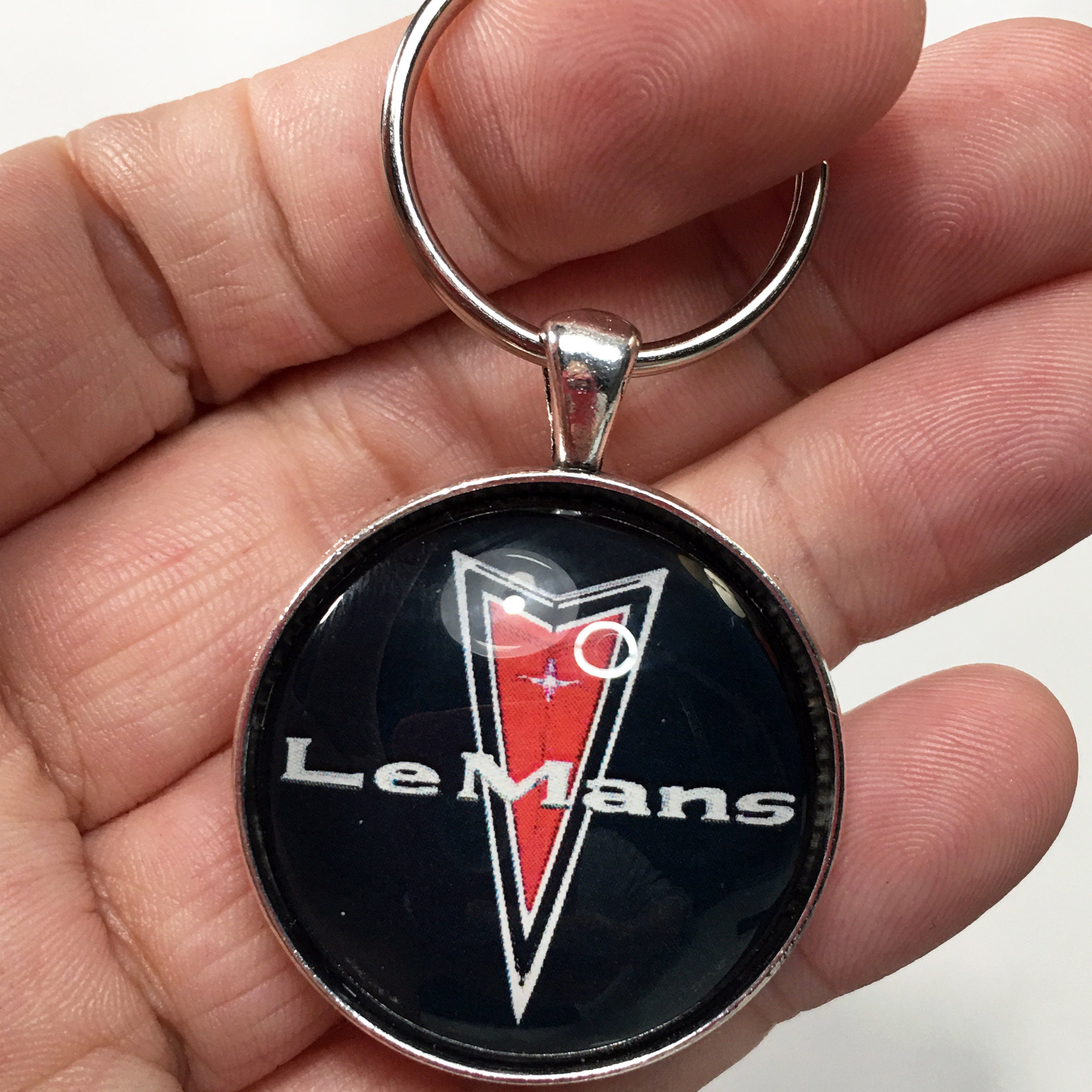 Vintage Pontiac Lemans Arrowhead Chrome Fender Emblem Trunk Badge Logo 1.2 Diameter Keychain Etsy
