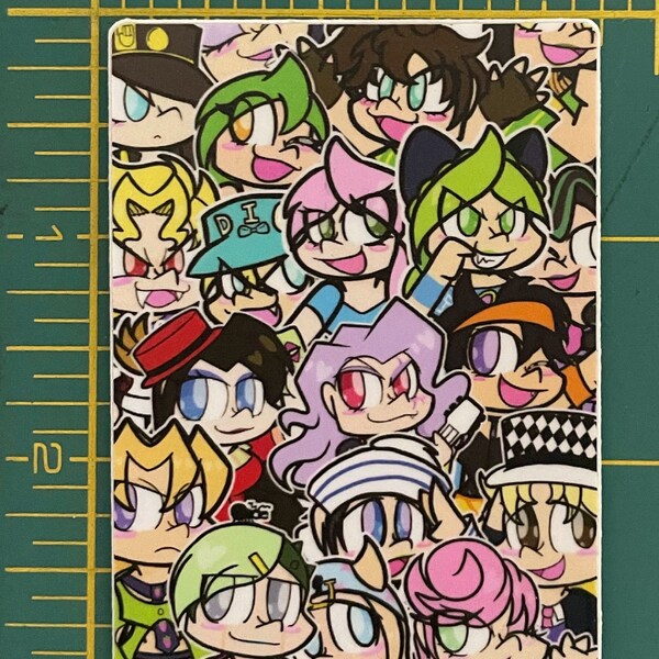 JoJo’s Bizarre adventure cast sticker