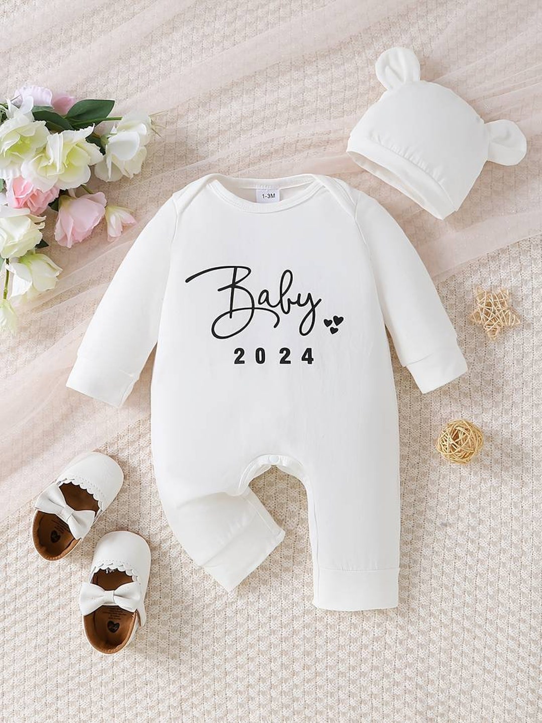 2024 Baby Suit romper Bear Hat Set Unisex Newborn Etsy