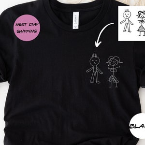 Custom Kid Drawing shirt, Child Drawing Shirt, Child Art Shirt, Kids Art Work Tshirt, Custom Child Art Work , Gift for Dad,Fathers Day Shirt
