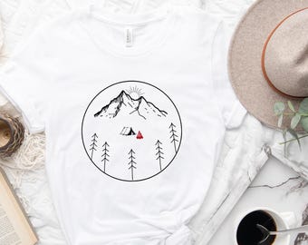 Adventure TShirt, Adventure Shirt, Camping Shirts, Mountain TShirt, Hiker TShirts, Nature Lover Shirt, Camping Gift, Vacation Shirt
