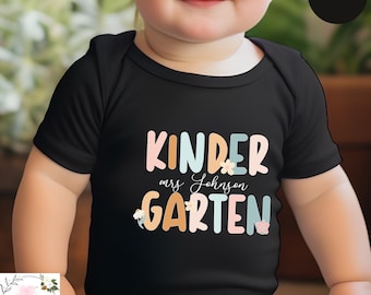 Personalized Kindergarten Teacher Tee, Customized Kindergarten Team Tee, Back to School Shirts, Kinder Garten Squad baby Bodysuit