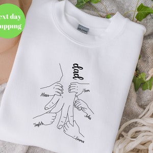 Personalized Father&#39;s Day Sweatshirt, Cool Dad, Dad Life, Father Hoodie, Gift for Father, Fathers Day Gift, Dad Sweatshirt, Gift for Dad