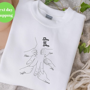 Personalized Father's Day Sweatshirt, Cool Dad, Dad Life, Father Hoodie, Gift for Father, Fathers Day Gift, Dad Sweatshirt, Gift for Dad