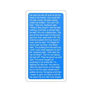 I Think You Should Leave Sticker For Him Brians Hat Sticker Brians Hat Text Conversation ITYSL Sticker Tim Robinson Sticker Gift For Him