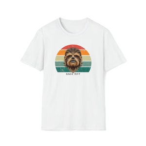 Star Wars Chewbacca shirt, Chewbacca graphic tee, Star Wars mens t-shirt, unique Star Wars shirt, cool Chewbacca shirt, Star Wars 1977 shirt