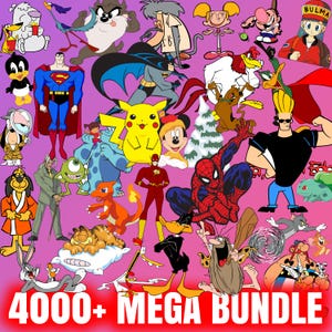 Cartoon Character Svg Bundle All Files in Entire Shop Svg Png Font Mega Bundle, Whole Shop Svg Bundle, Holiday Svg,Christmas Svg