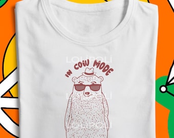 誕生日Tシャツデザイン｜サングラスをかけた面白いクマ｜男性、女性、子供向けのかわいい動物グラフィック