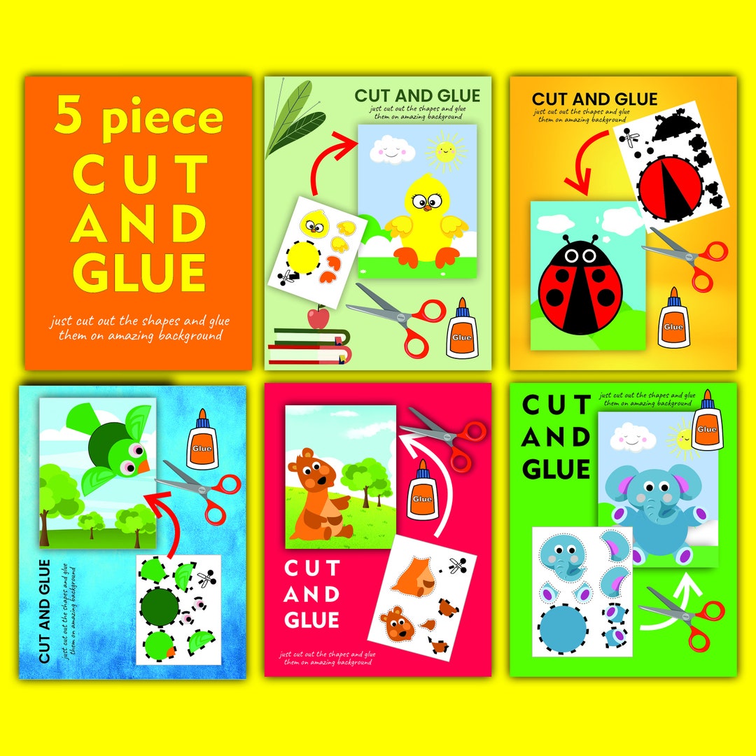 Cut And Paste Activities Arrange Animal Body Cut And Glue Game Cut And Paste Activities Arrange Animal Body Cut And Glue Game