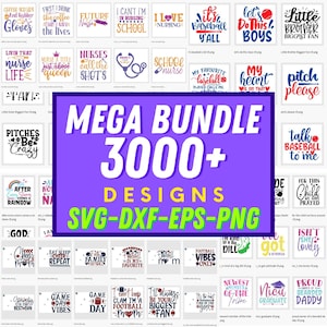 メガ SVG デザイン バンドル: 3000 以上のファイル、商用利用可 (デジタル ダウンロード)