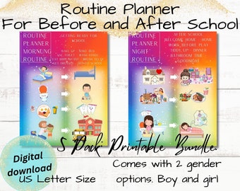 Routine Planner  Before/After school