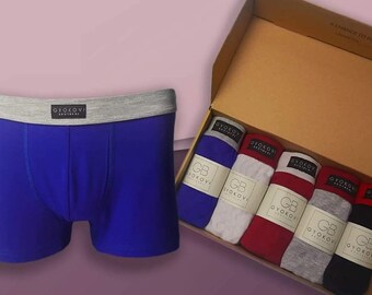 Set of 5 men's underwear boxers