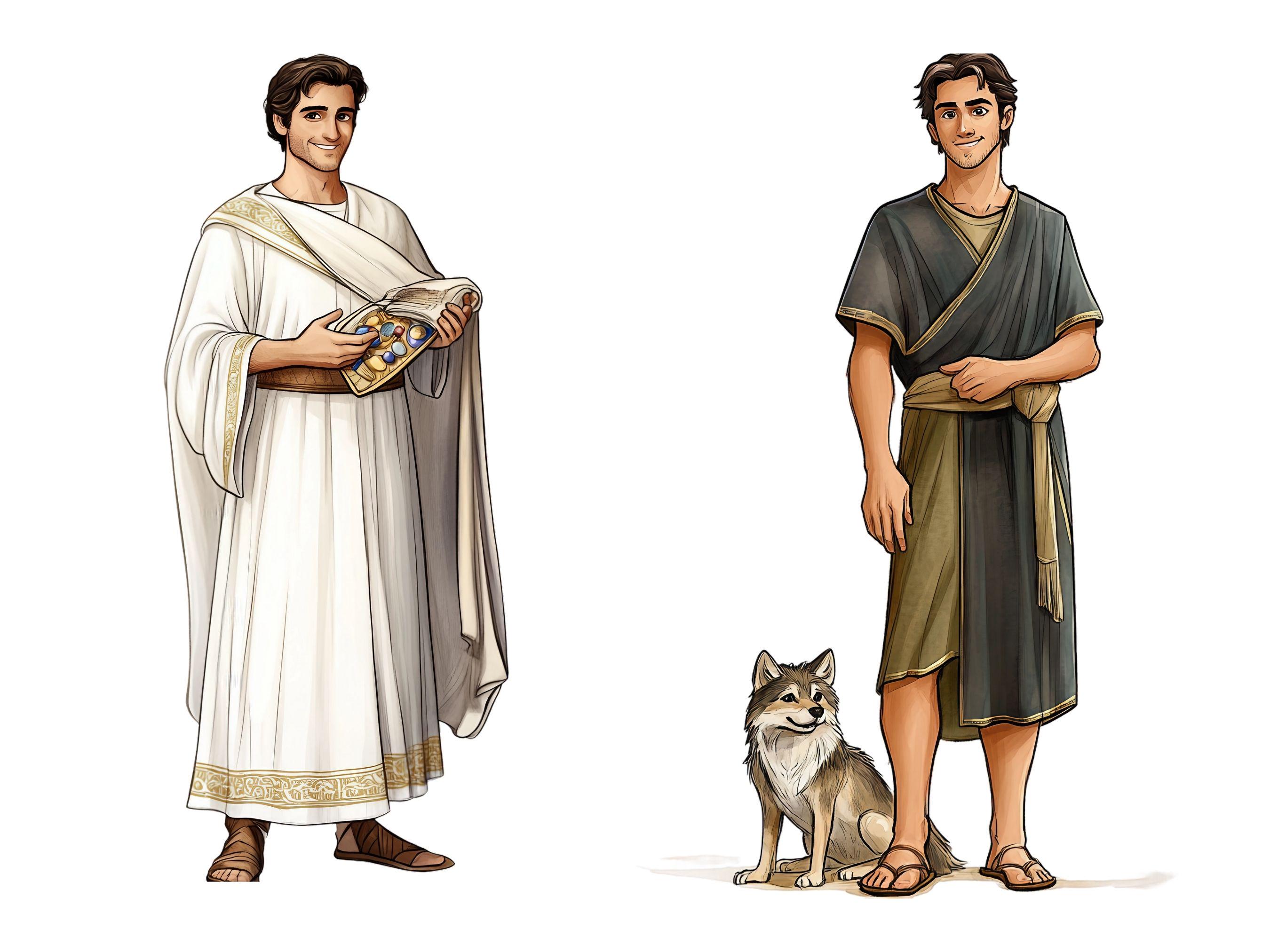 Israeli Characters Biblical Clipart 12 Tribes of Israel, Bible Characters, Bible Story ...