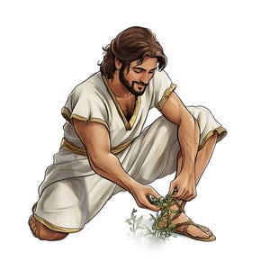 Jesus’ Parables Clipart, Bible Characters Png, Religious Clipart Collection, Biblical Stories, Bible Study