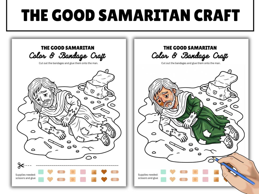 The Good Samaritan Sunday School Crafts for Kids Bible Activities and ...