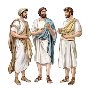 Jesus’ Parables Clipart, Bible Characters Png, Religious Clipart Collection, Biblical Stories, Bible Study