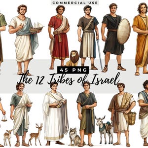 Biblical Clipart, Biblical Characters, Bible Story Clipart, Religious Clipart Collection, Bible Study,    Biblical People Clip Art, Joseph