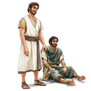 Jesus’ Parables Clipart, Bible Characters Png, Religious Clipart Collection, Biblical Stories, Bible Study