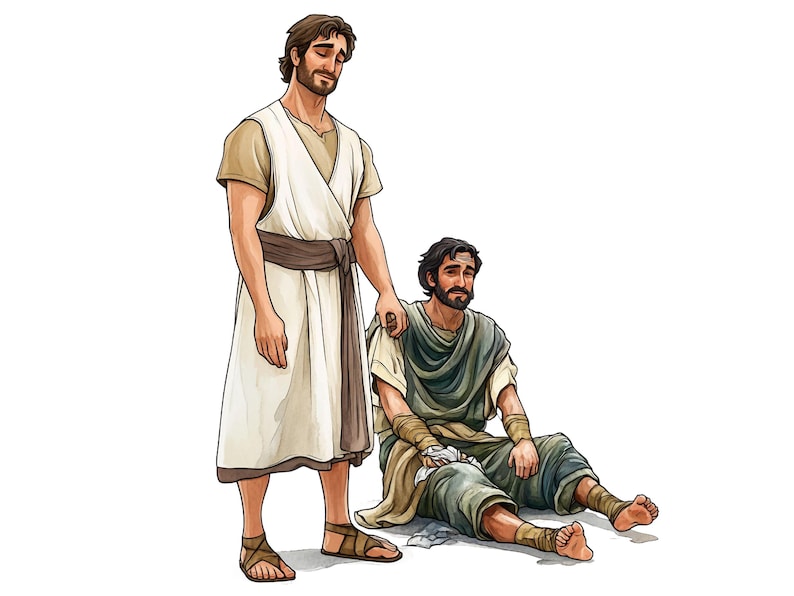 Jesus’ Parables Clipart, Bible Characters Png, Religious Clipart Collection, Biblical Stories, Bible Study