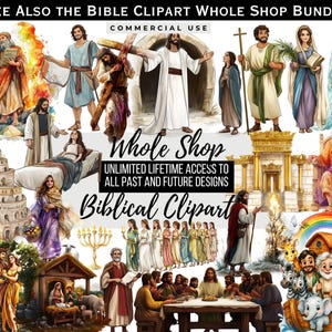 Women of the Bible Clipart, Bible Characters Png, Bible Study and Journaling clipart, Sunday School Christian PNG