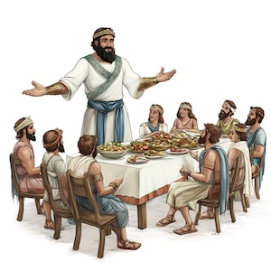 Jesus’ Parables Clipart, Bible Characters Png, Religious Clipart Collection, Biblical Stories, Bible Study