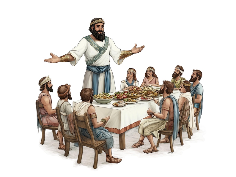 Jesus’ Parables Clipart, Bible Characters Png, Religious Clipart Collection, Biblical Stories, Bible Study